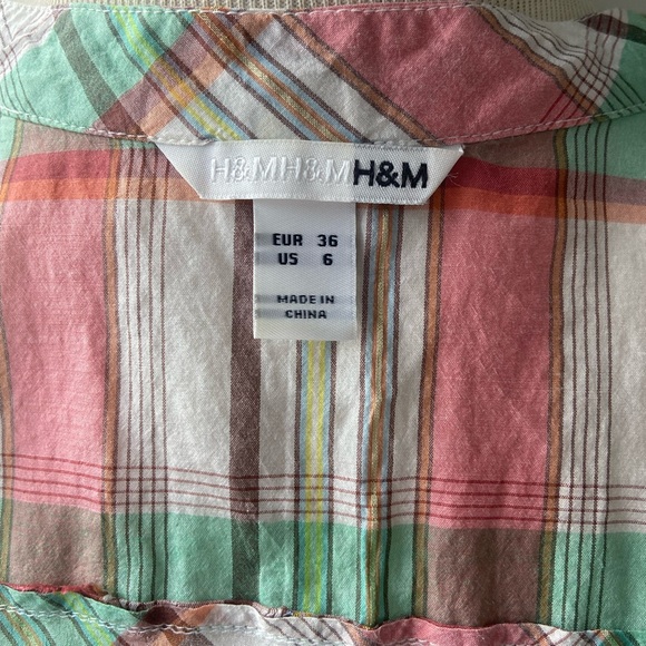 Plaid Ruffle Blouse - Picture 10 of 10